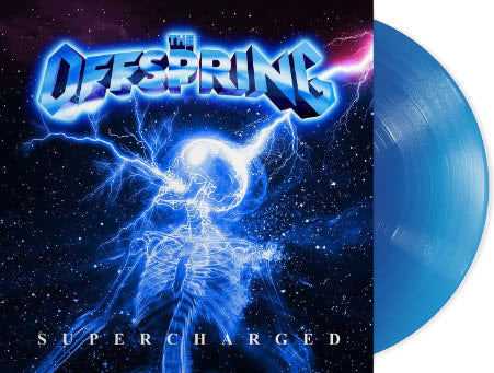 The Offspring Supercharged Transparent Process Blue Vinyl LP