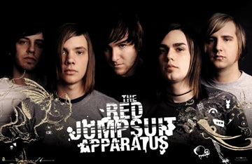 The Red Jumpsuit Apparatus Group Shot Poster
