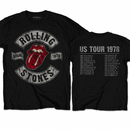 The Rolling Stones Classic Logo 1978 Unisex Tee Black