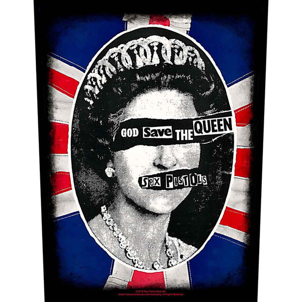 The Sex Pistols God Save the Queen  Back Patch