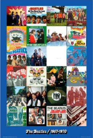 The Beatles Era 1967-1970 Blue Poster