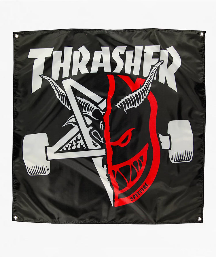 Thrasher X Spitfire Trash & Burn Banner