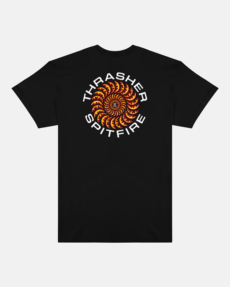 Thrasher X Spitfire - Classic Swirl Tee