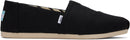 Toms Womens Alpargata Classic Black Canvas