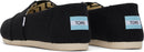 Toms Womens Alpargata Classic Black Canvas