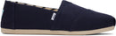 Toms Womens Alpargata Classic Navy Canvas