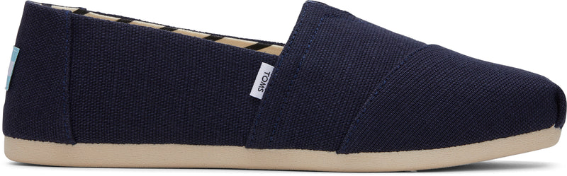Toms Womens Alpargata Classic Navy Canvas