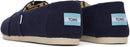 Toms Womens Alpargata Classic Navy Canvas
