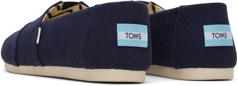 Toms Womens Alpargata Classic Navy Canvas