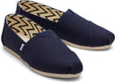 Toms Womens Alpargata Classic Navy Canvas