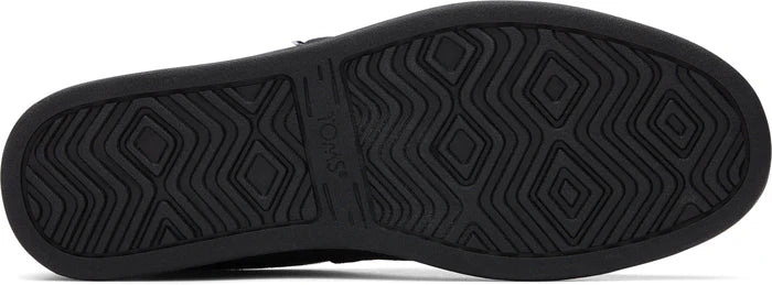 Toms Mens Alpargata FWD - All Black Recycled Cotton Canvas
