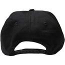 Black baseball cap on a white background