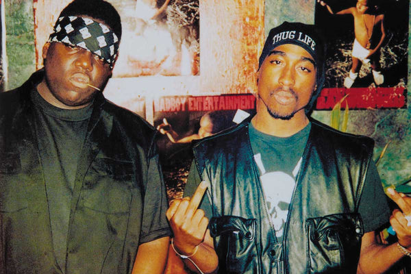 Tupac and Biggie Thug Life Badboy Poster