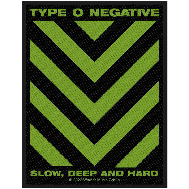 Type O Negative Slow Deep & Hard Woven Patch