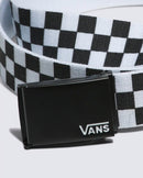 Vans Deppster Web Snap Buckle Belt Black White Checker