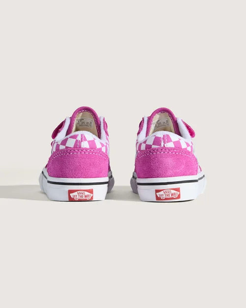 Vans Infant Old Skool Velcro Purple Checker