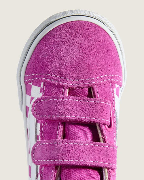 Vans Infant Old Skool Velcro Purple Checker