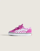 Vans Infant Old Skool Velcro Purple Checker