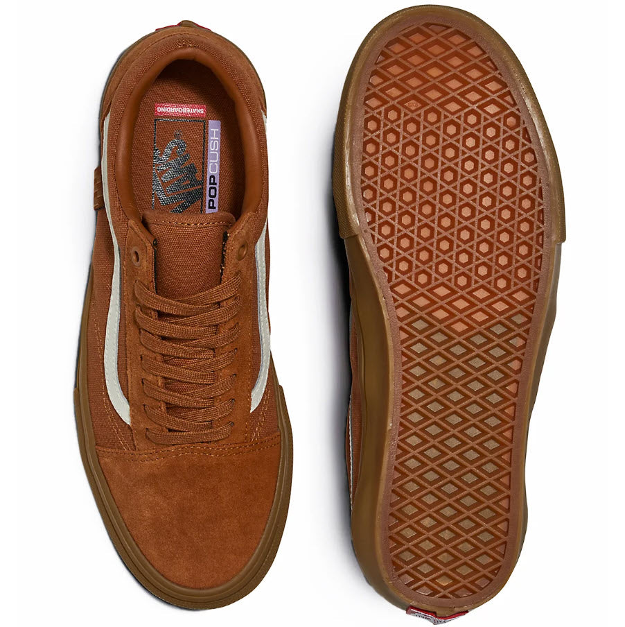 Vans SKATE OLD SKOOL Brown Gum POPCUSH™ VNA5FCBB7G