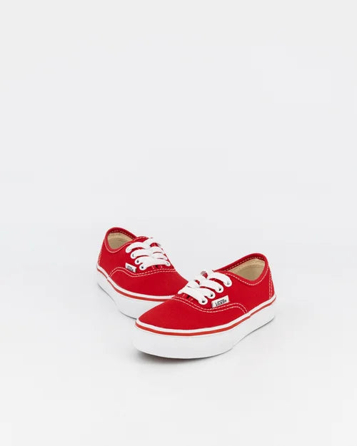 Vans Youth Authentic Red Canvas