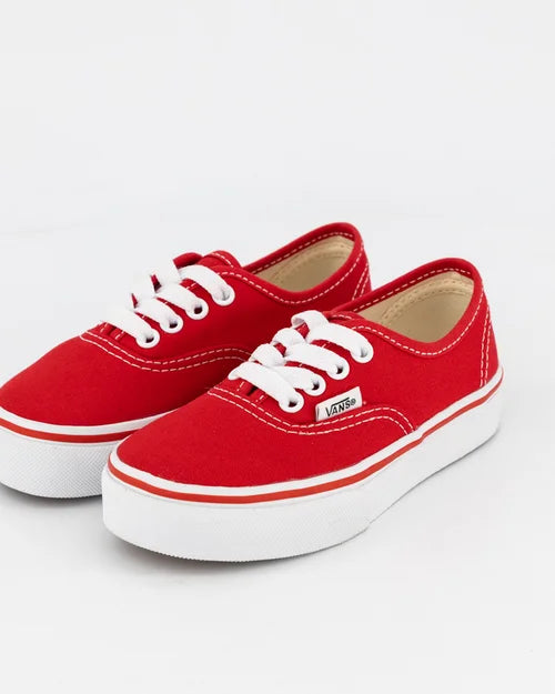 Vans Youth Authentic Red Canvas