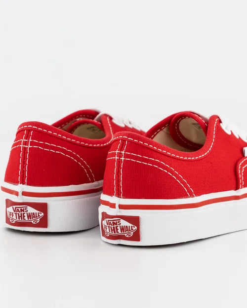 Vans Youth Authentic Red Canvas