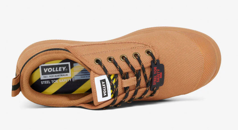 Volley Steel Cap Toe Canvas Tan Gum