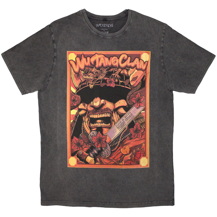 Wu-Tang Clan Amsterdam '23 Unisex T-Shirt Stone Wash Charcoal Grey