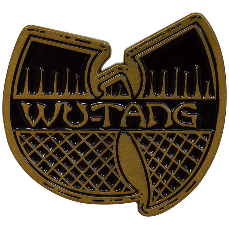 Wu-Tang Clan Black & Gold Logo Pin Badge