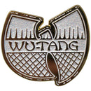 Wu-Tang Clan White & Gold Logo Pin Badge