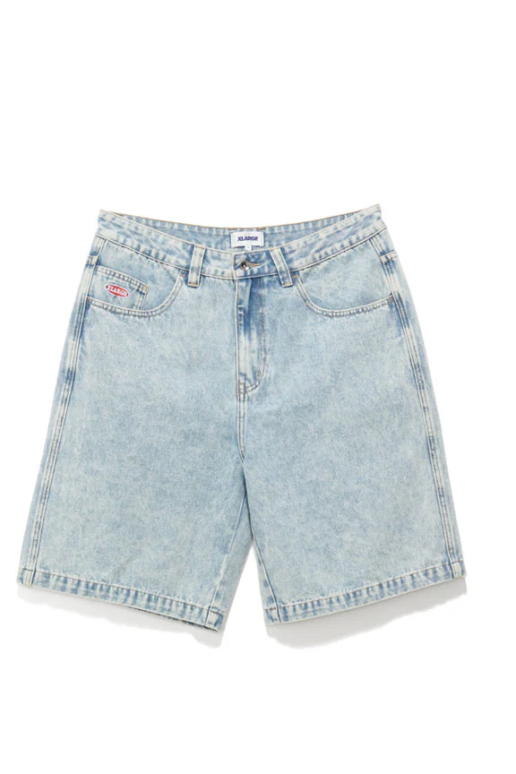 XLarge Bull Denim 91 Short Bleach Indigo