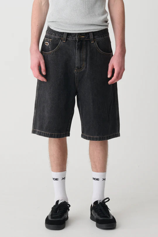 XLarge - XLarge Bull Denim 91 Washed Black Shorts