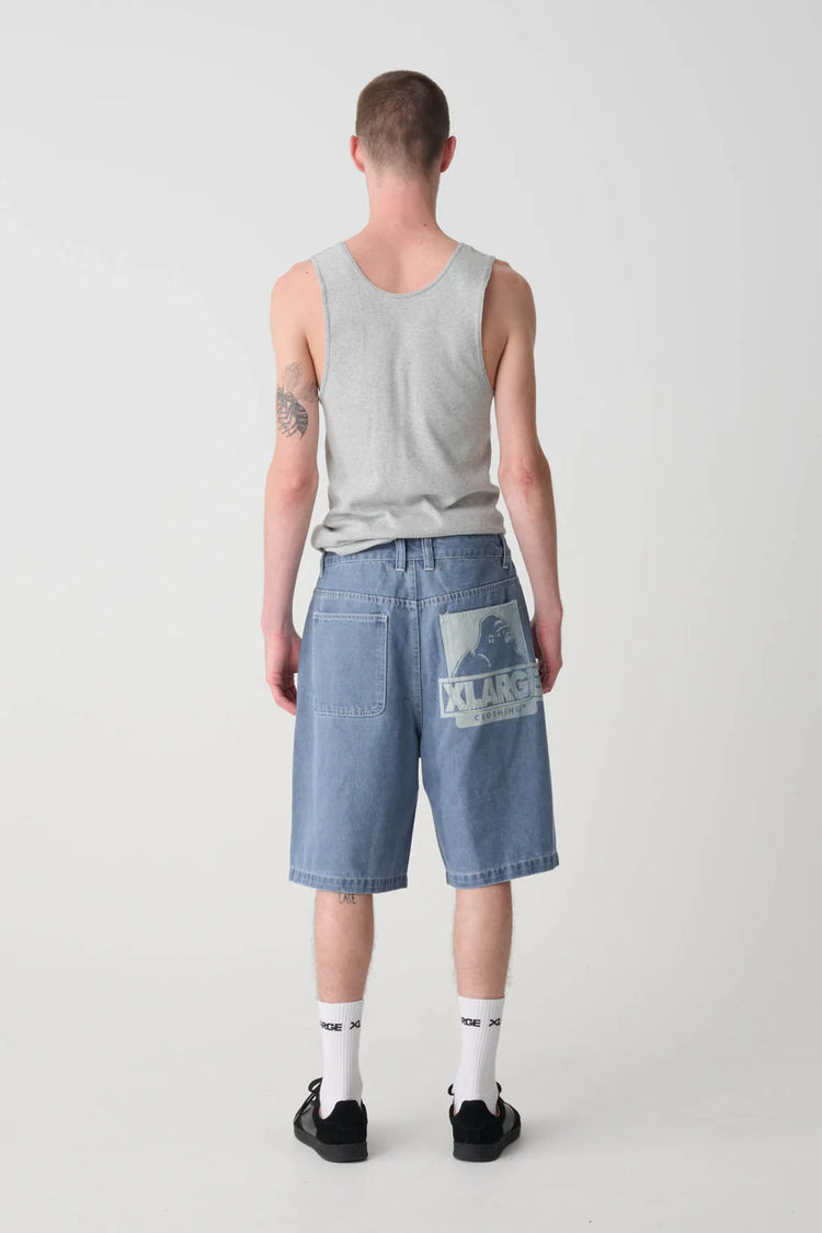 XLarge OG Bull Denim 91 Denim 91 Short - Mid Blue
