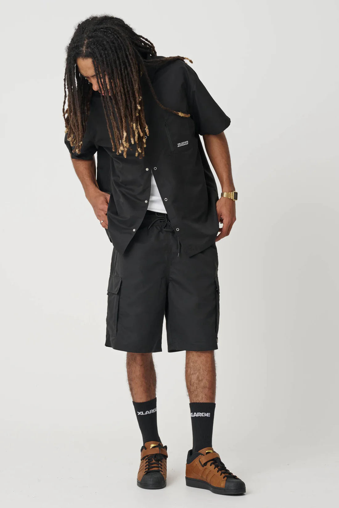 XLarge Tech Cargo Overshort - Black