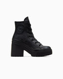 Converse Chuck 70 De Luxe Heel Leather High Top Black Mono
