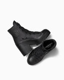 Converse Chuck 70 De Luxe Heel Leather High Top Black Mono