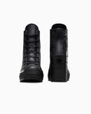 Converse Chuck 70 De Luxe Heel Leather High Top Black Mono