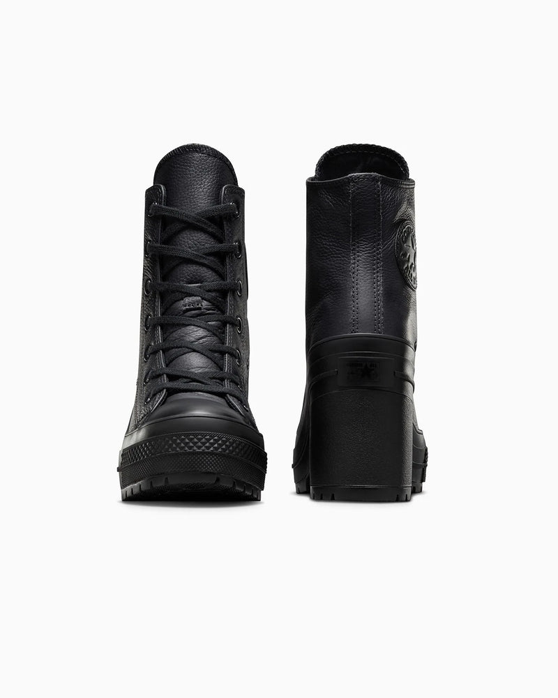 Converse Chuck 70 De Luxe Heel Leather High Top Black Mono