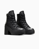 Converse Chuck 70 De Luxe Heel Leather High Top Black Mono