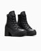 Converse Chuck 70 De Luxe Heel Leather High Top Black Mono