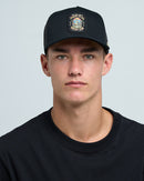 Mad Hueys Caught FK All Skull Twill Trucker Cap Black