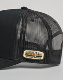 Mad Hueys Caught FK All Skull Twill Trucker Cap Black