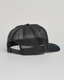Mad Hueys Caught FK All Skull Twill Trucker Cap Black