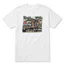 White Etnies Enjoy Oregon short-sleeve T-shirt with Oregon graphic print, front view