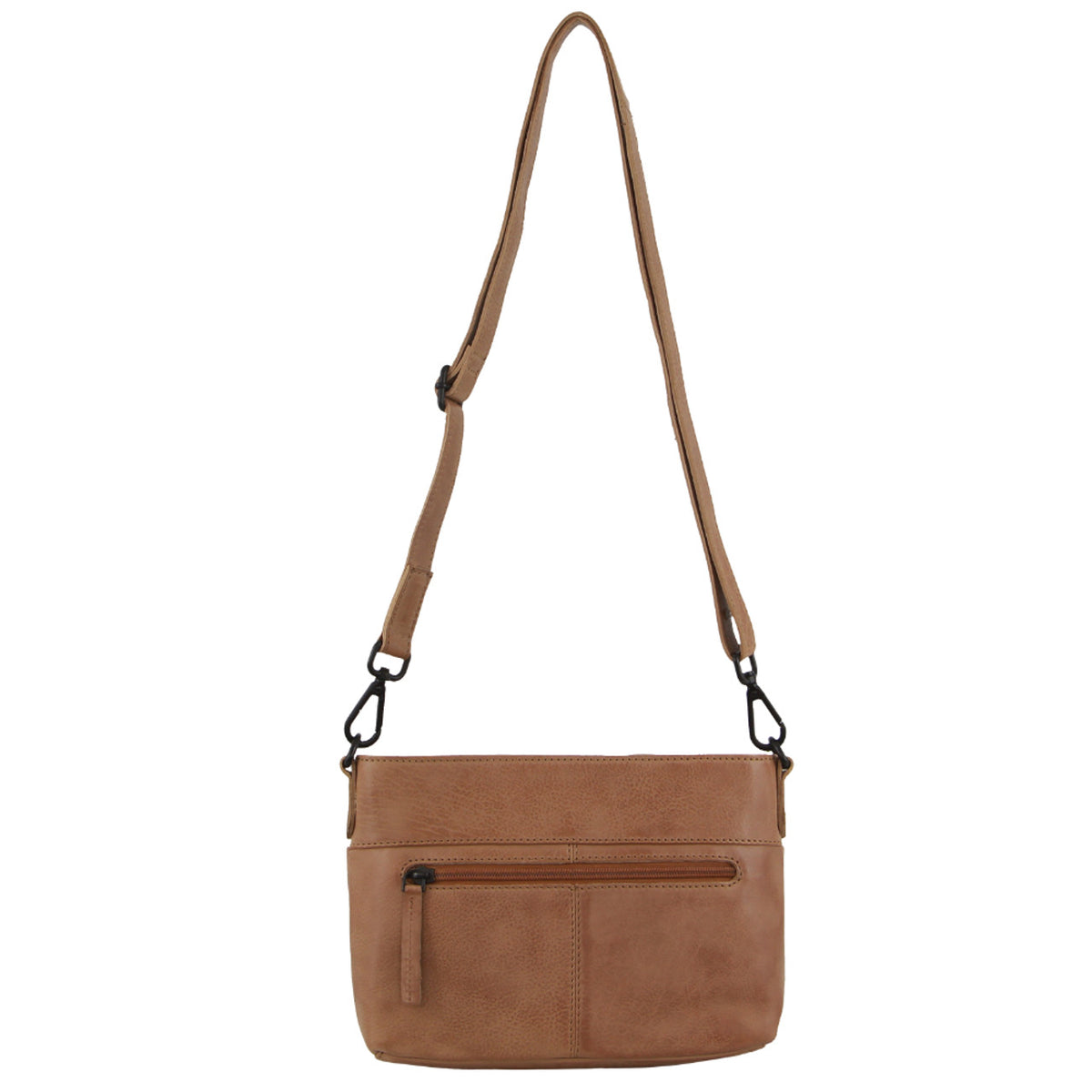 Pierre Cardin Leather Cross-Body Bag 3727 Burro