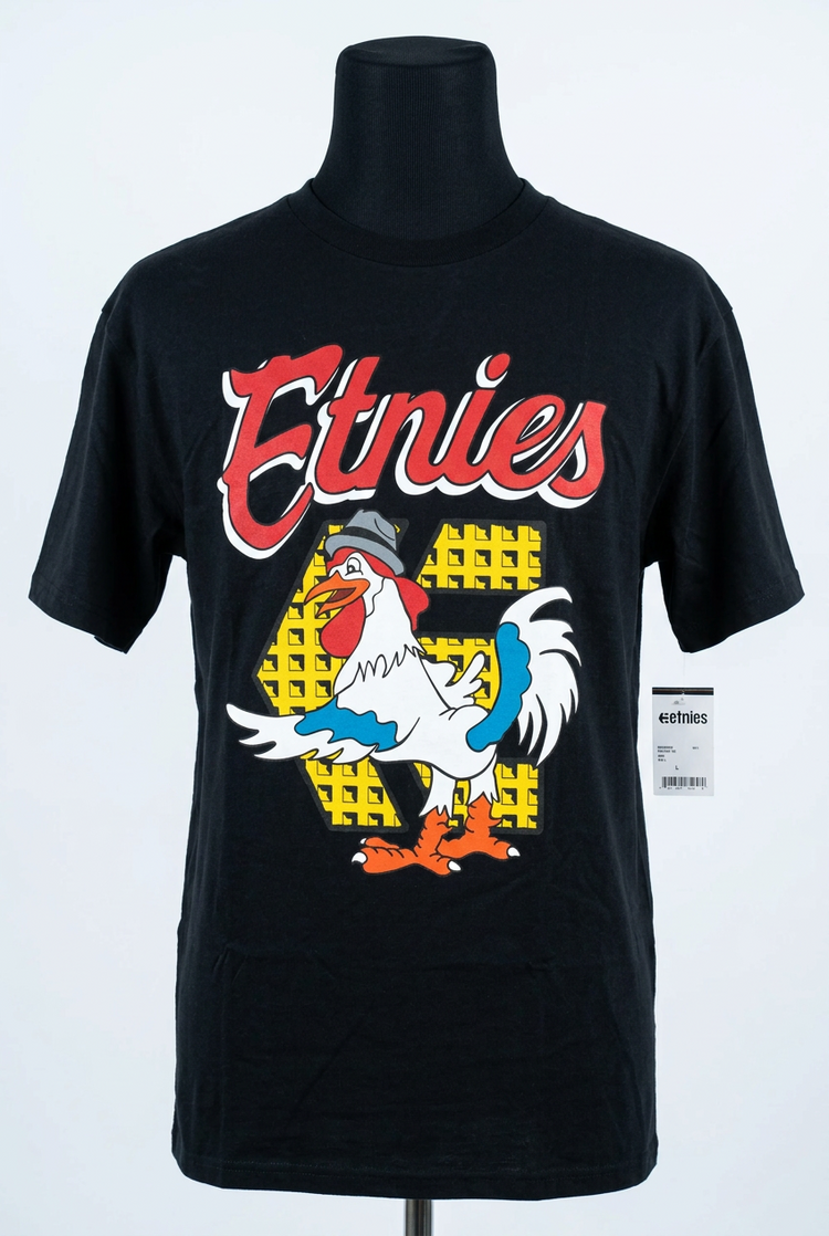 Etnies Red Rooster Men's Black T-Shirt