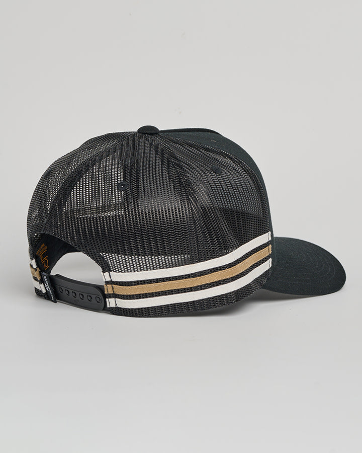 Mad Hueys Surf Hueys Twill Trucker Cap Black