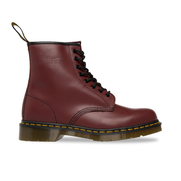 Dr Martens 1460 Cherry 8 Hole Smooth Leather Boot Famous Rock Shop