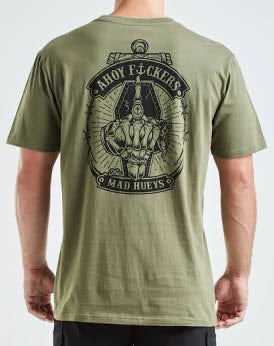 The Mad Hueys Ahoy Ahoy FKR Unisex T-Shirt Dusty Green