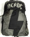 ACDC Backpack Black & Grey. Famous Rock Shop Newcastle 2300 NSW Australia